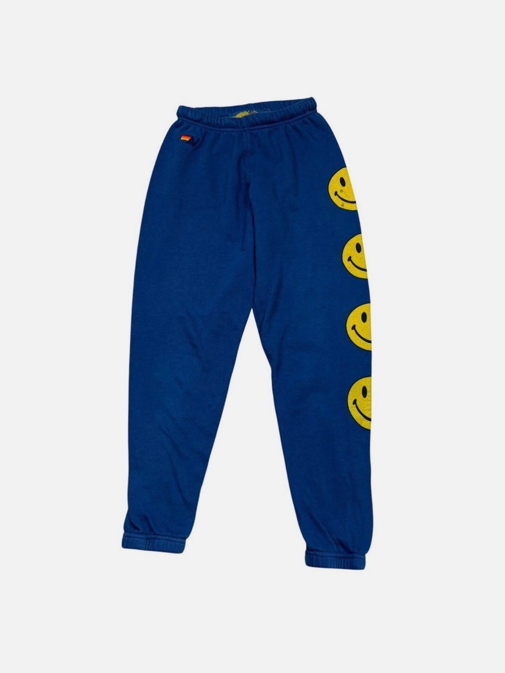 Aviator Nation Blue Smiley Sweatpants